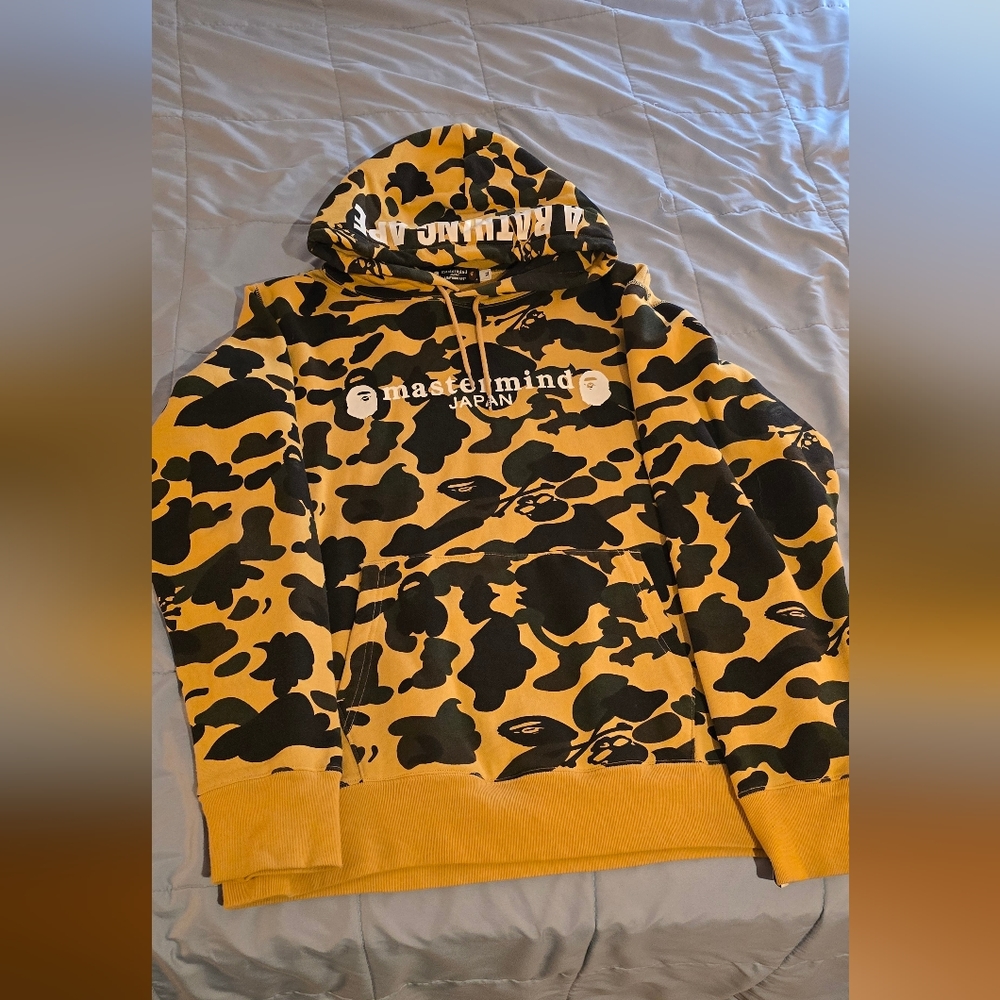 Bape x Mastermind Embroidered Skull Hoodie